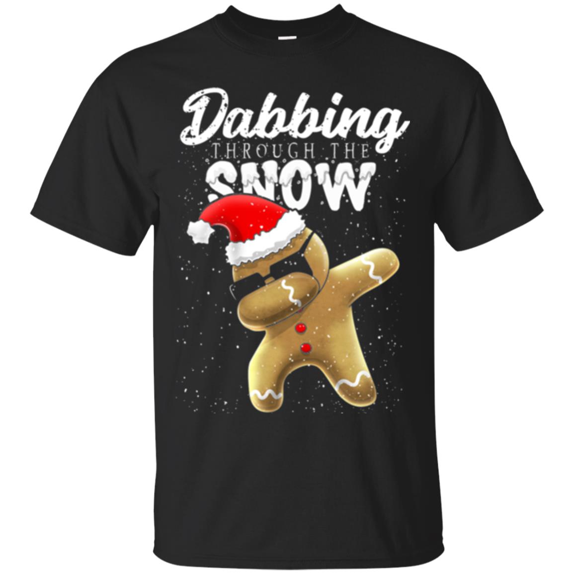 Dabbing Gingerbread Dabbing Through The Snow T-Shirt