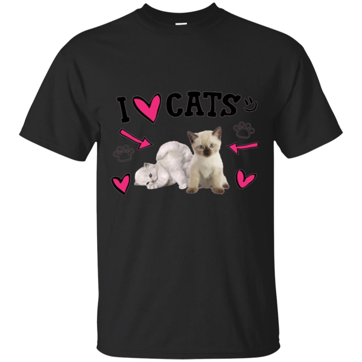 Cat Lover I Love Cats T-Shirt 