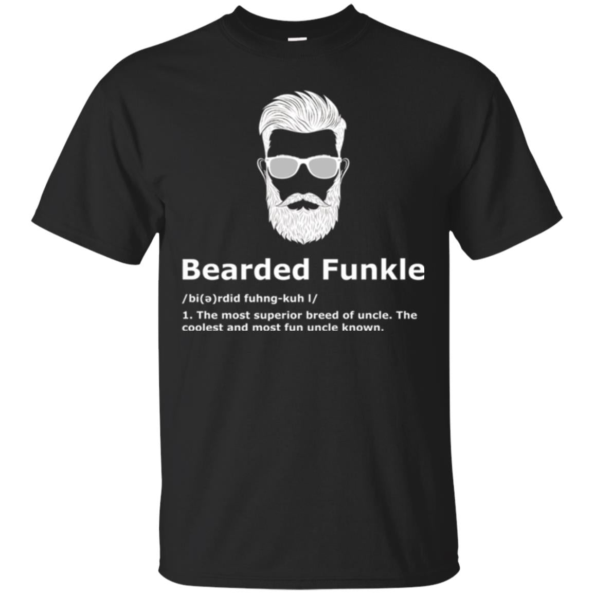 Funny Uncle Bearded Funkle T-Shirt