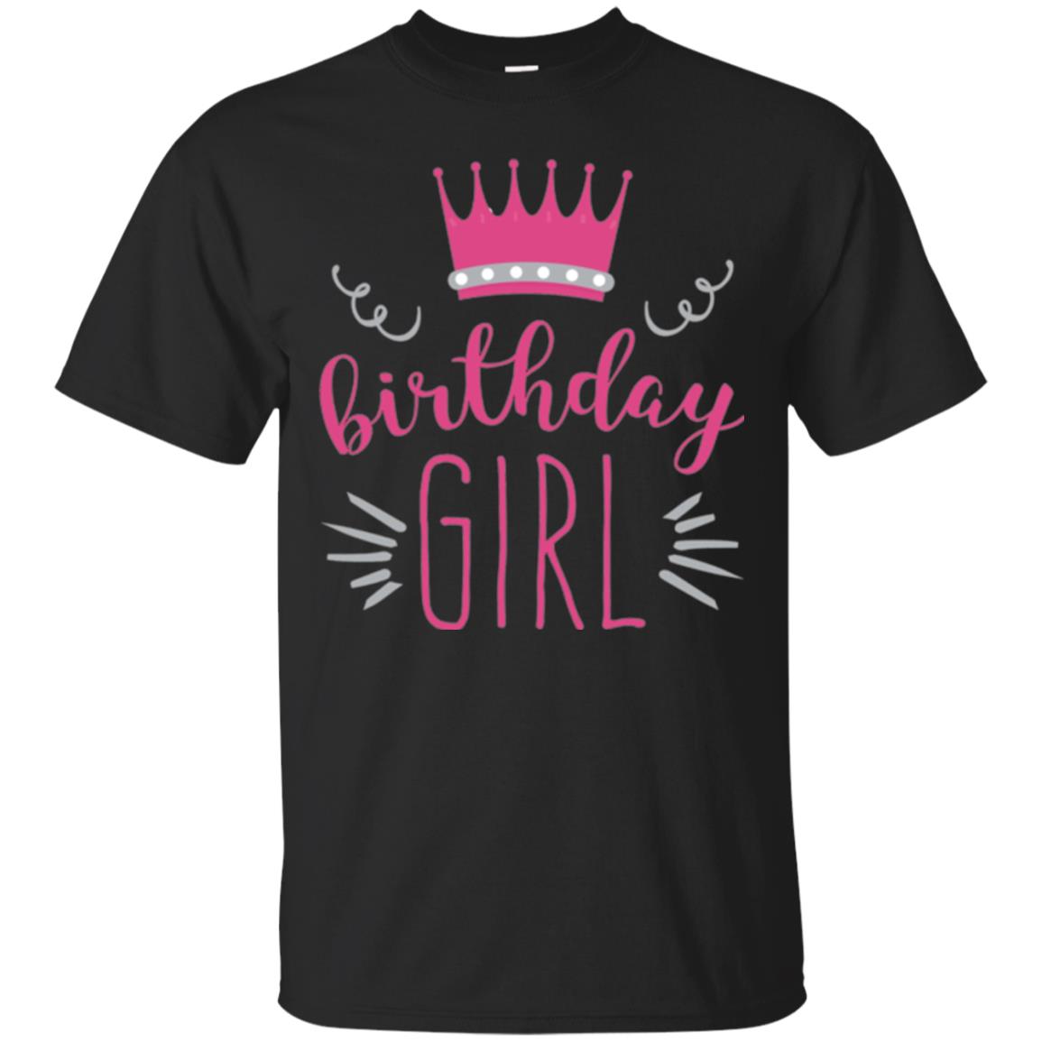 Tiara Crown Girls Youth Birthday Princess T-Shirt