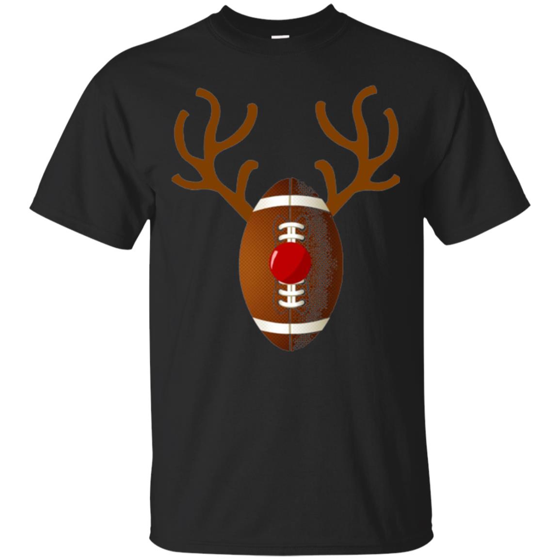 Reindeer Football Christmas T-Shirt 