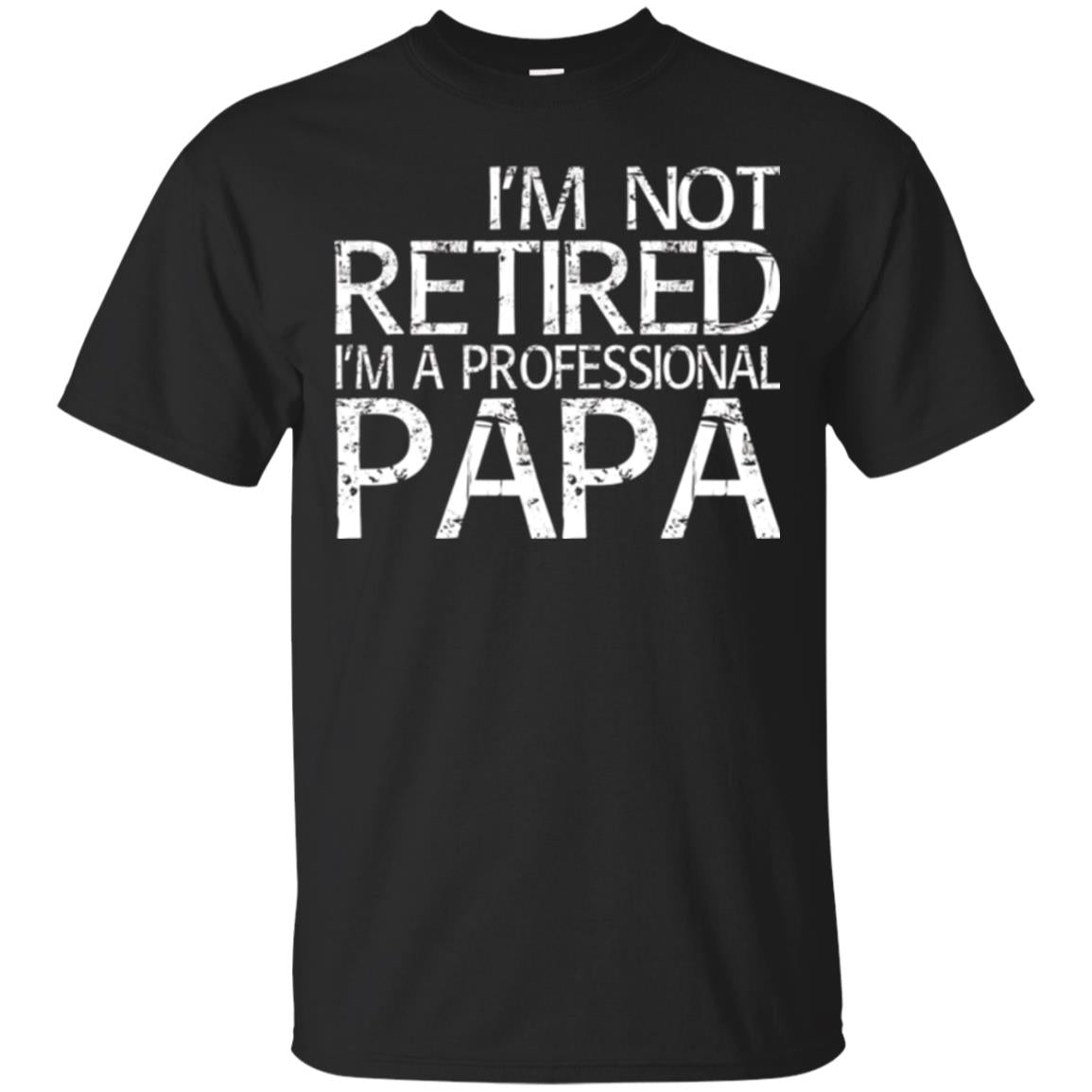 Papa Im Not Retired Im A Professional Papa T-Shirt 