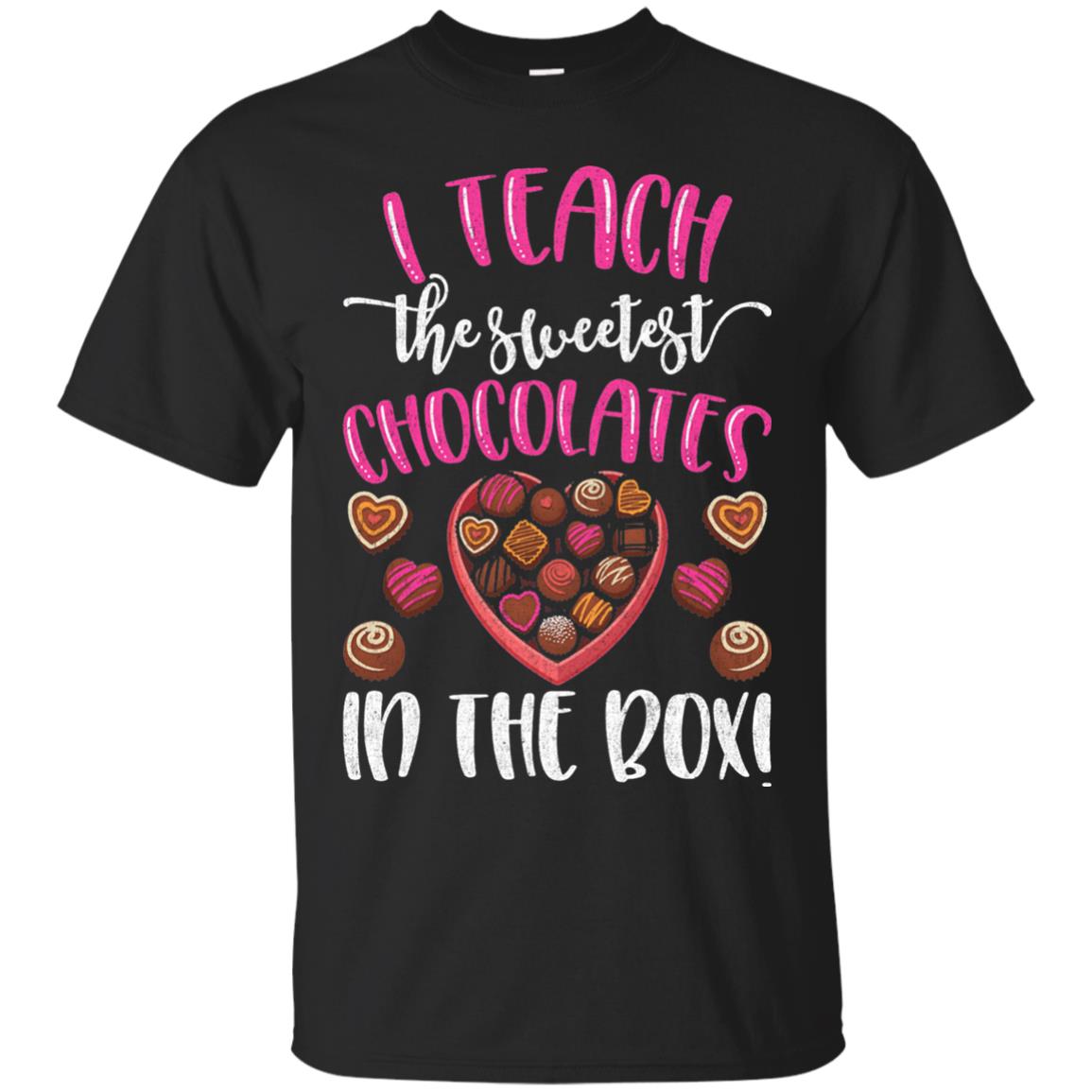 Sweetest Chocolates In The Box Teacher Valentines Day T-Shirt 