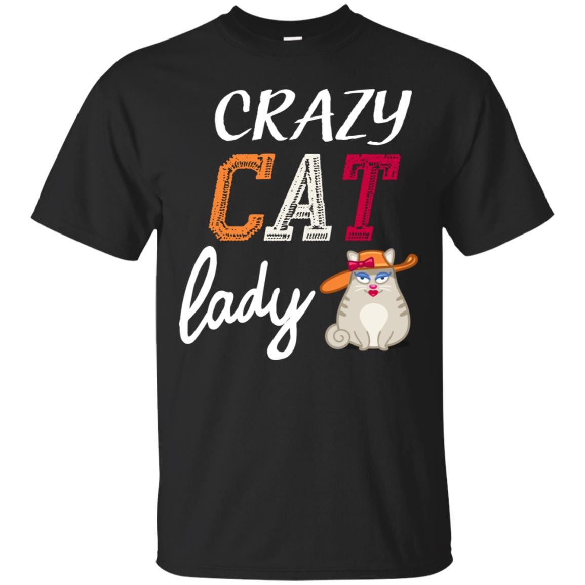 Crazy Cat Lady Chicken For Girls Womens T-Shirt 
