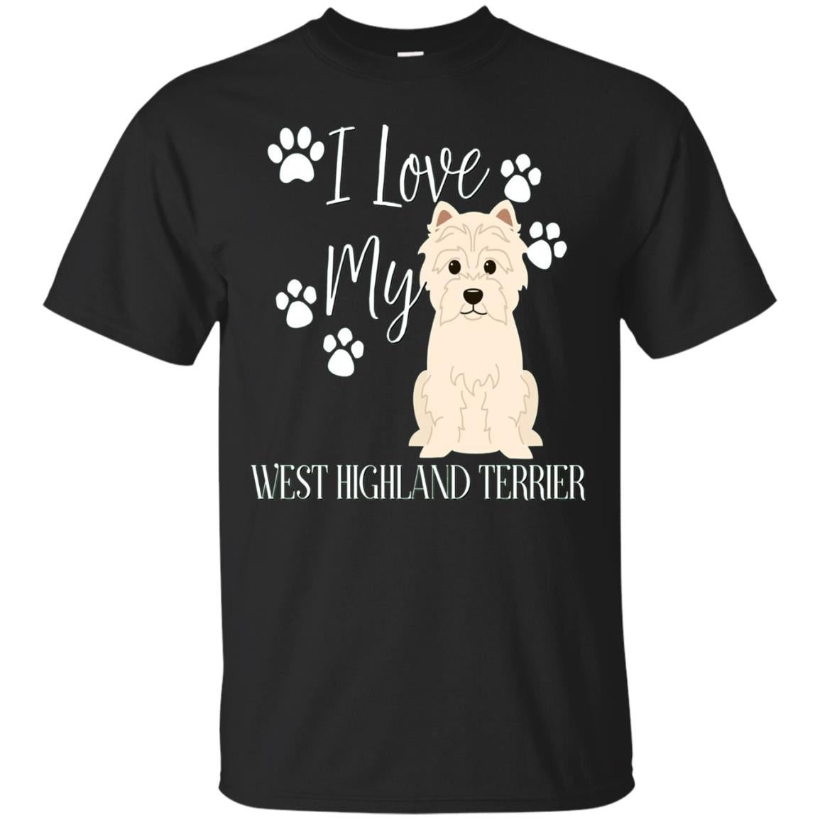 Westie West Highland Terrier Dog T-Shirt