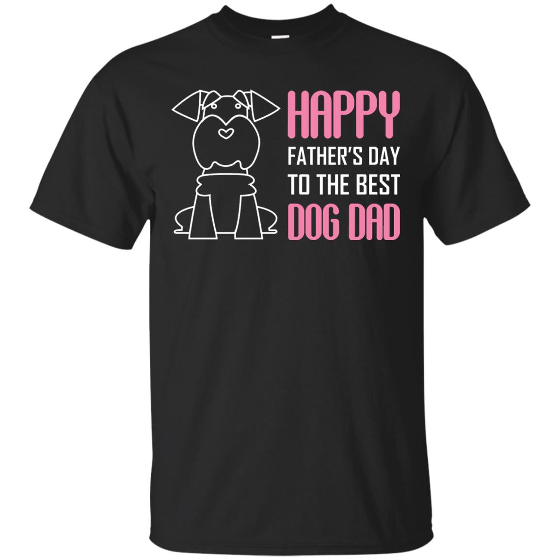 Happy Fathers Day To The Best Dog Dad T-Shirt 