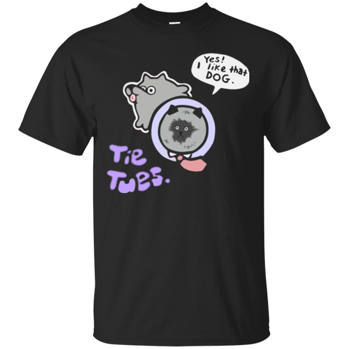 Yes I Like That Dog Tietuesday Dog Lover T-Shirt 