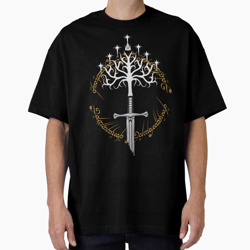 Andril White Tree Unisex Graphic T Shirt Short Sleeve Tee Everyday Casual Wear