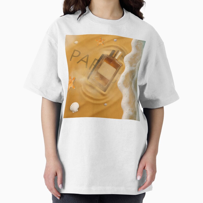 Golden Summer Shore Fragrance Unisex Graphic T Shirt  Short Sleeve Tee Everyday Casual Wear 2