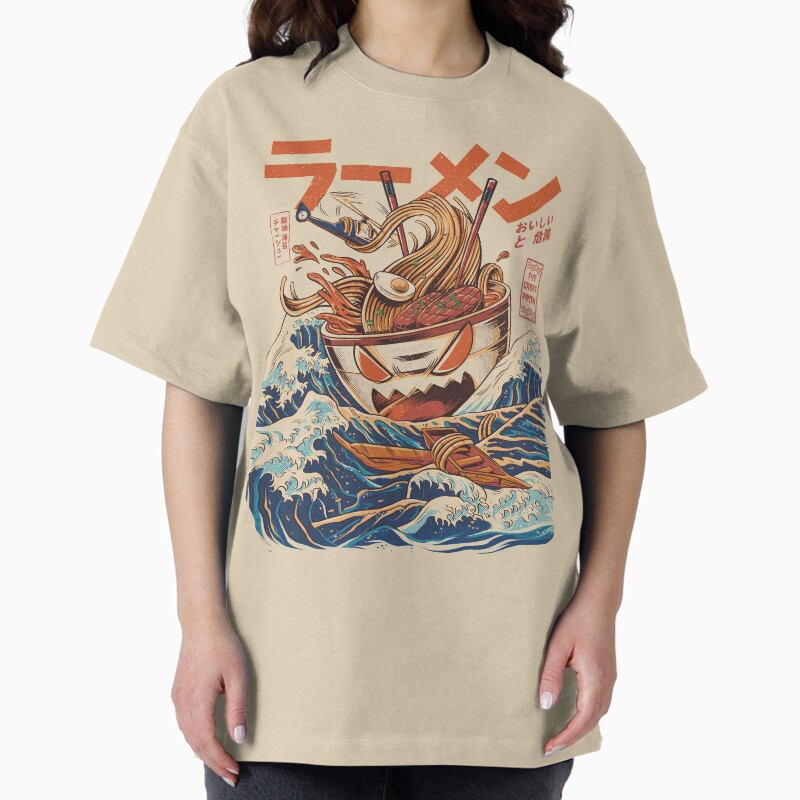 The Great Ramen Off Kanagawa Unisex Graphic T Shirt  Short Sleeve Tee Everyday Casual Wear 2