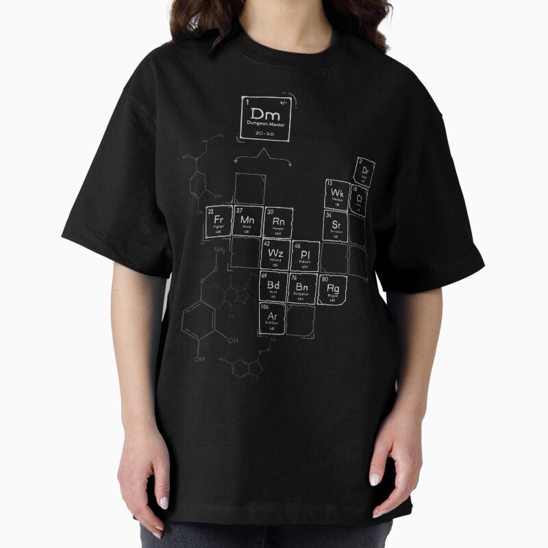 Chemistry Of Roleplay | Dnd Science Of D20  Unisex Graphic T Shirt  Short Sleeve Tee Everyday Casual Wear 2