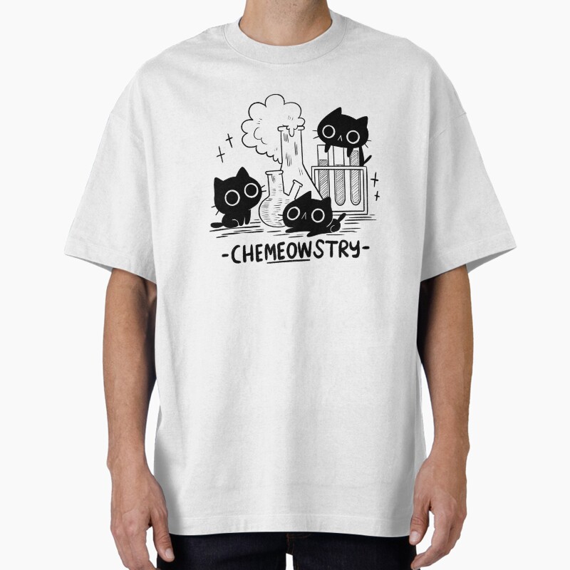 Chemeowstry Unisex Graphic T Shirt Short Sleeve Tee Everyday Casual Wear