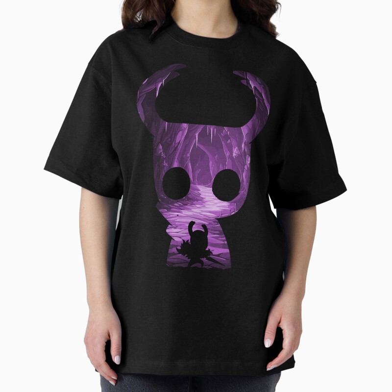 Hollow Knight - The Knight *Negative Illusion* Unisex Graphic T Shirt  Short Sleeve Tee Everyday Casual Wear 2