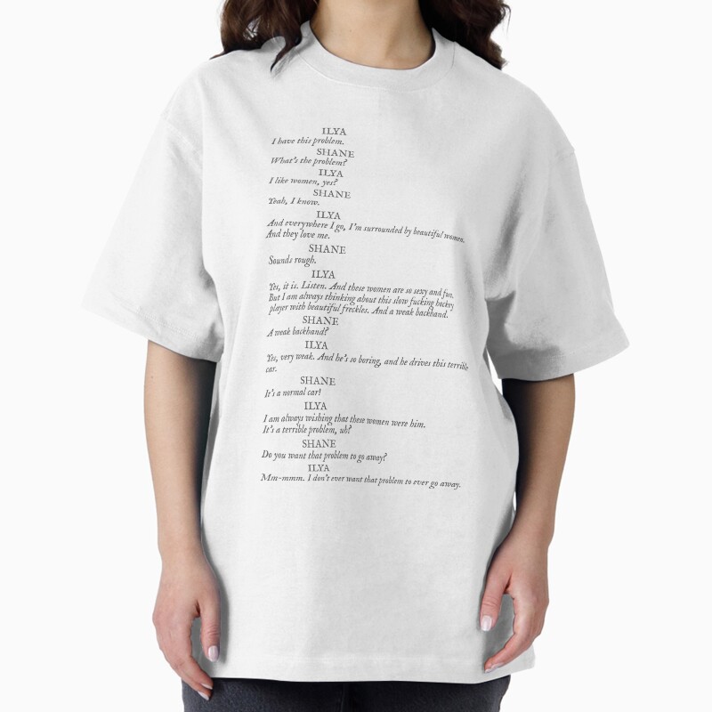 I DonT Ever Want That Problem To Ever Go Away. | Heated Rivalry Unisex Graphic T Shirt  Short Sleeve Tee Everyday Casual Wear 2