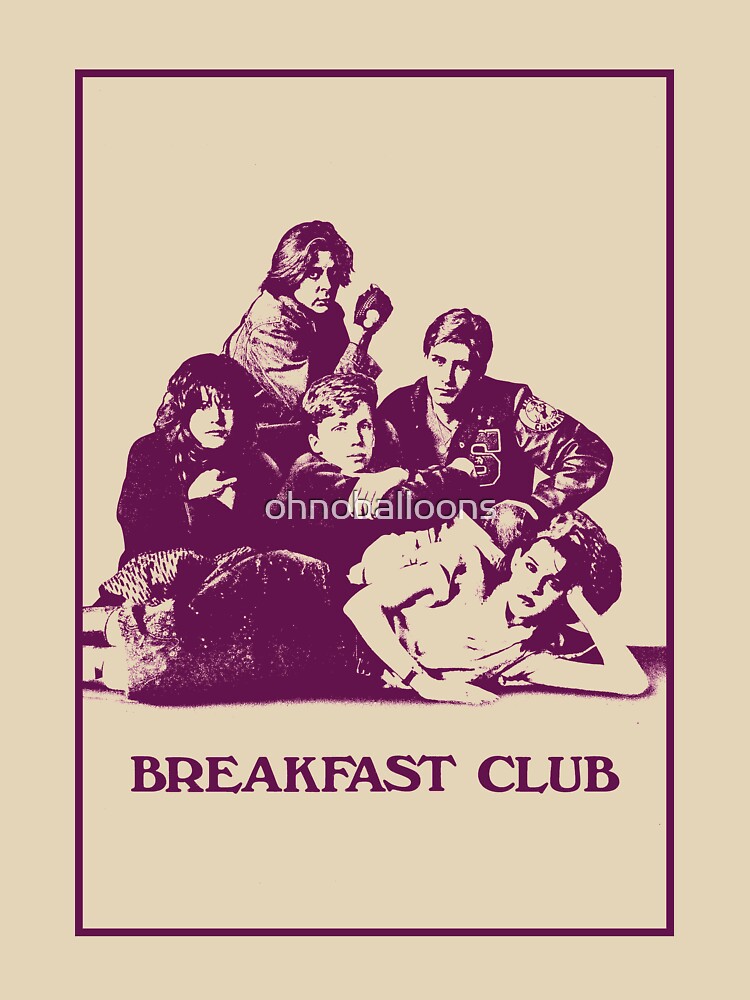 Breakfast Club Unisex Graphic T Shirt Short Sleeve Tee Everyday Casual Wear 3