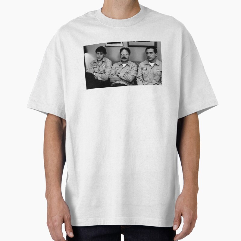 Jim, Dwight And Michael At Utica Unisex Graphic T Shirt Short Sleeve Tee Everyday Casual Wear