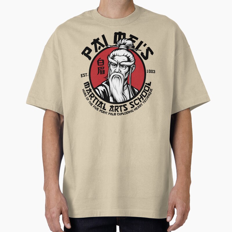 Pai Mei'S - Martial Arts School Unisex Graphic T Shirt Short Sleeve Tee Everyday Casual Wear