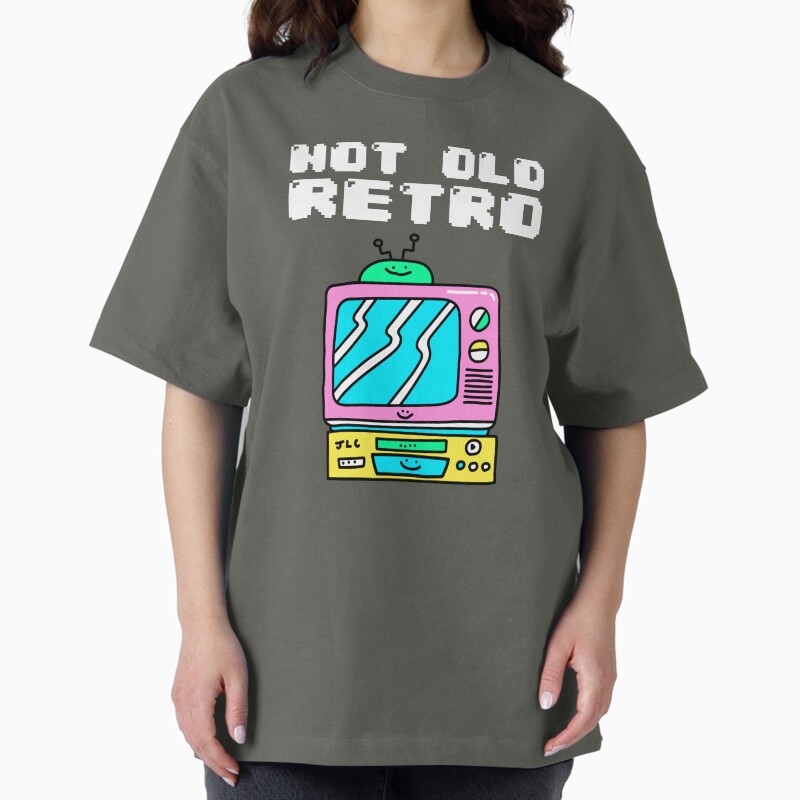 Not Old, Retro - Vintage Tv And Vhs Recorder Unisex Graphic T Shirt  Short Sleeve Tee Everyday Casual Wear 2