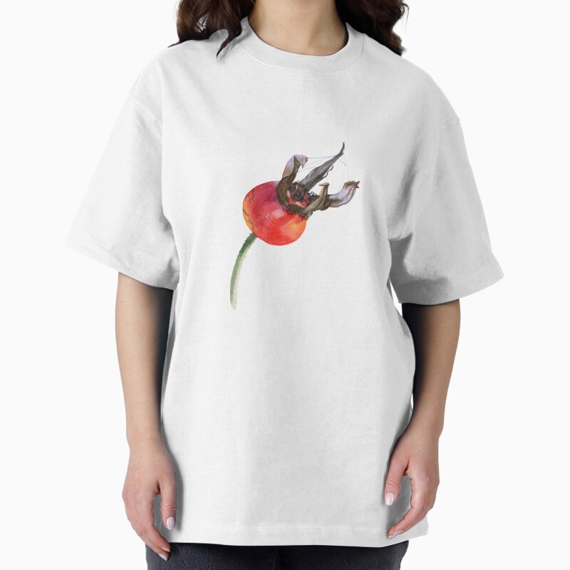 Red Rose Hip In Watercolour  Unisex Graphic T Shirt  Short Sleeve Tee Everyday Casual Wear 2