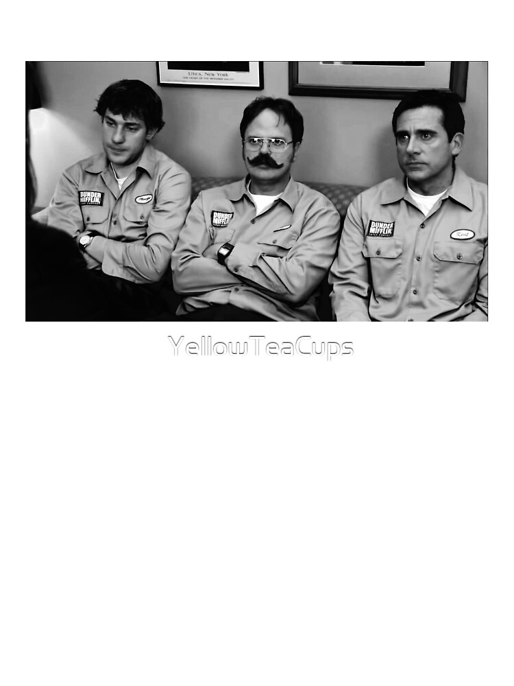 Jim, Dwight And Michael At Utica Unisex Graphic T Shirt Short Sleeve Tee Everyday Casual Wear 3