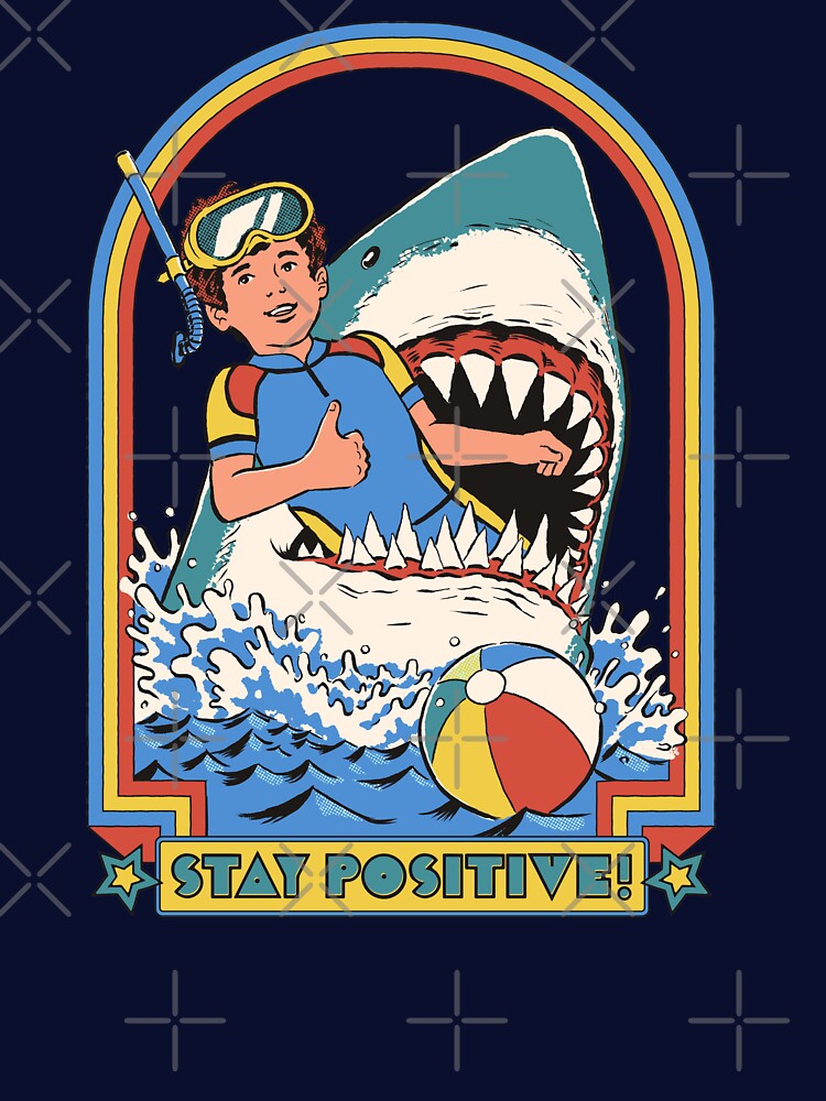 Stay Positive Unisex Graphic T Shirt  Short Sleeve Tee Everyday Casual Wear 3