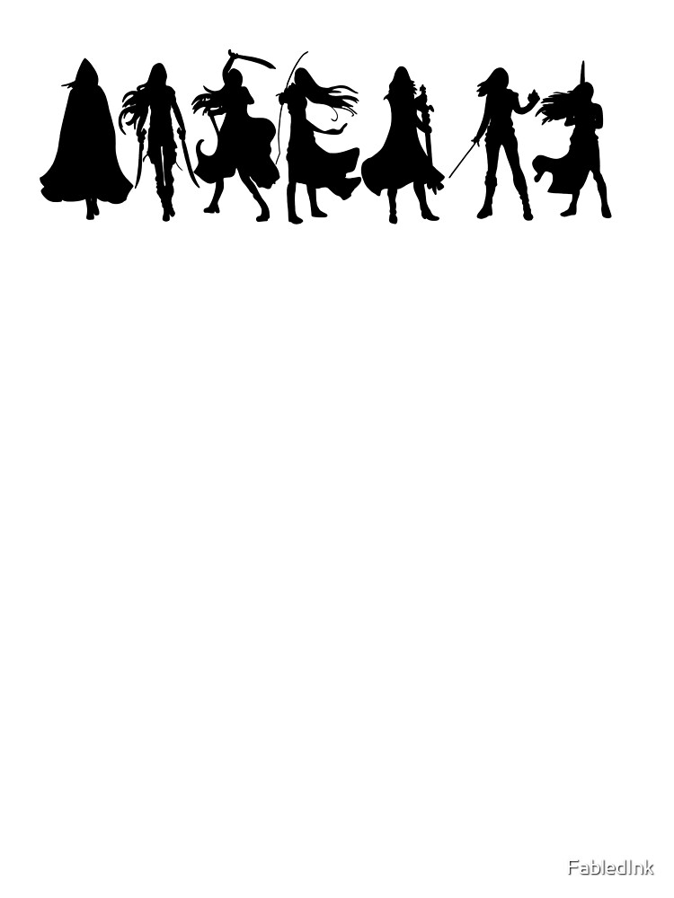 Throne Of Glass Silhouettes Unisex Graphic T Shirt Short Sleeve Tee Everyday Casual Wear 3