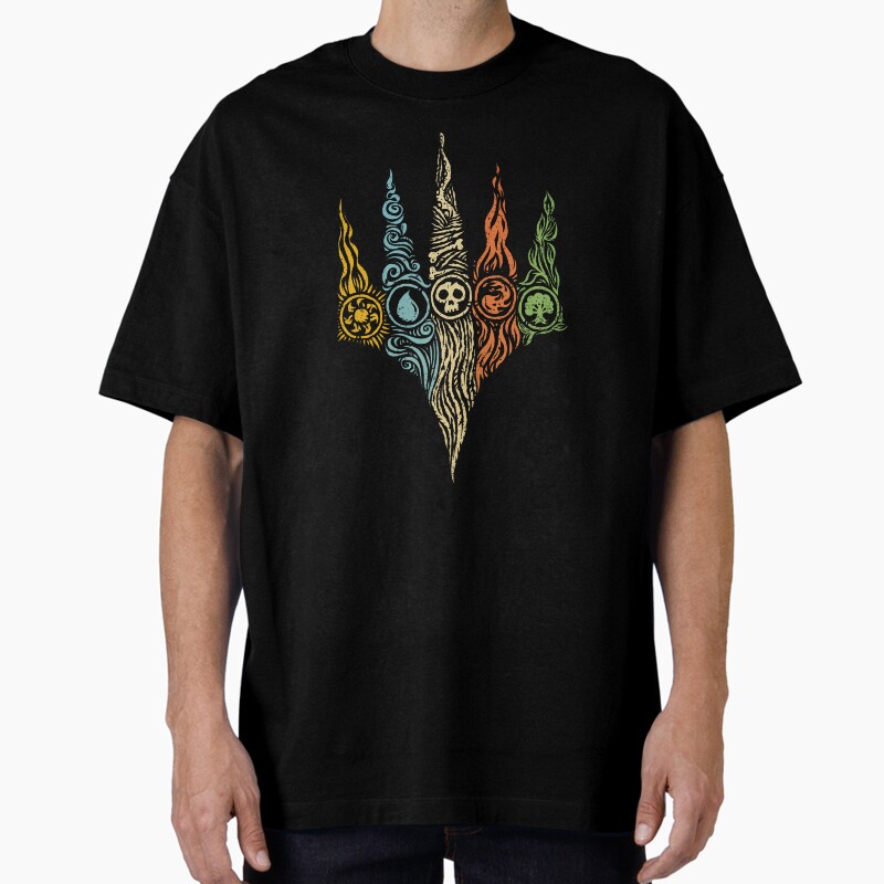 Mana Doodle Unisex Graphic T Shirt Short Sleeve Tee Everyday Casual Wear