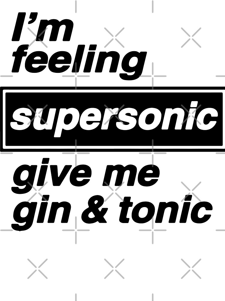 I'M Feeling Supersonic Unisex Graphic T Shirt Short Sleeve Tee Everyday Casual Wear 3