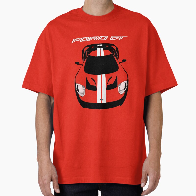 Ford Gt 2017 - White Lines Unisex Graphic T Shirt Short Sleeve Tee Everyday Casual Wear