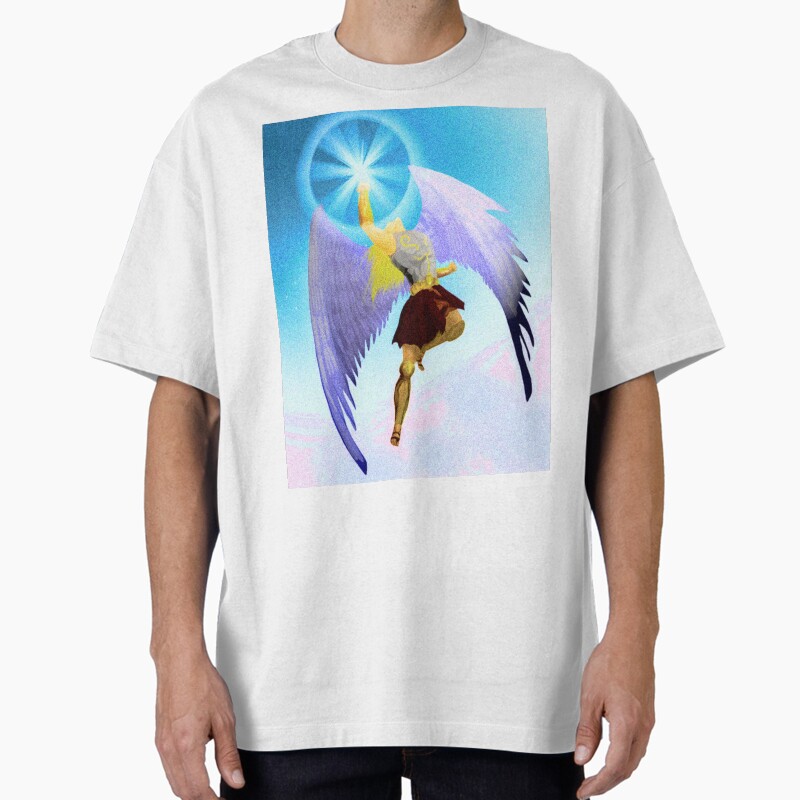 Van Gogh Angel Unisex Graphic T Shirt Short Sleeve Tee Everyday Casual Wear