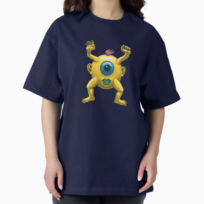 Yellow Eye-Boy Unisex Graphic T Shirt  Short Sleeve Tee Everyday Casual Wear 2