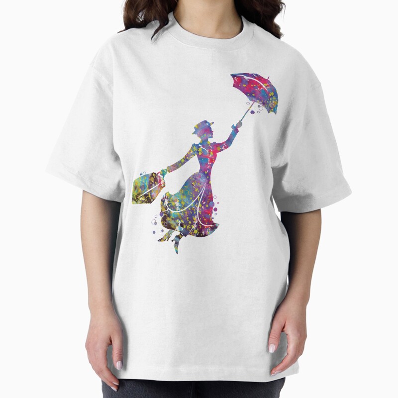 Mary Poppins Unisex Graphic T Shirt Short Sleeve Tee Everyday Casual Wear 2