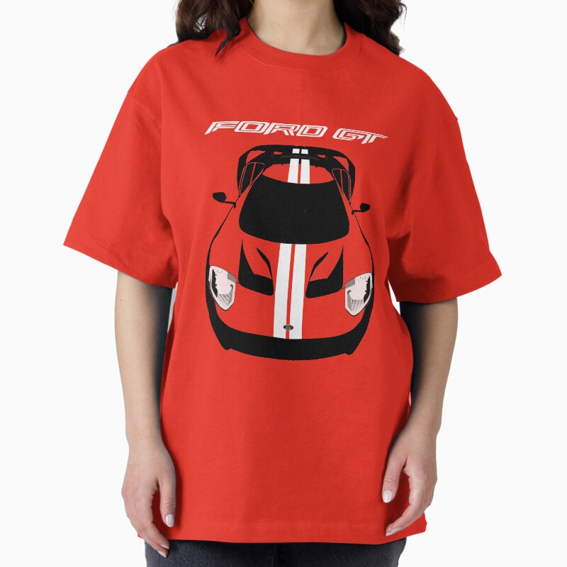 Ford Gt 2017 - White Lines Unisex Graphic T Shirt Short Sleeve Tee Everyday Casual Wear 2
