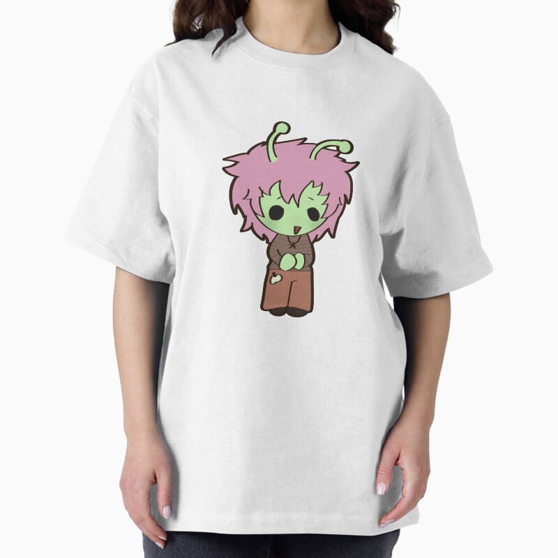 Little Alien Chibi Person Cute Unisex Graphic T Shirt  Short Sleeve Tee Everyday Casual Wear 2