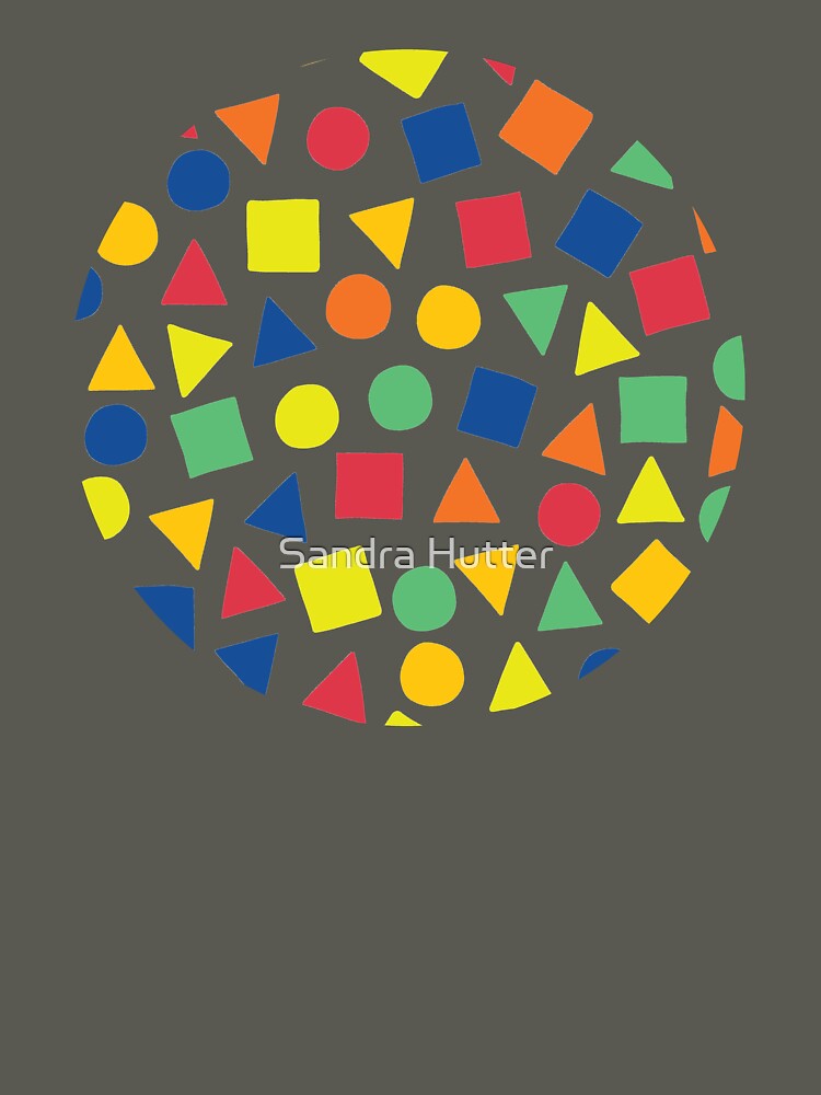 Colorful Geometric Shapes Unisex Graphic T Shirt  Short Sleeve Tee Everyday Casual Wear 3