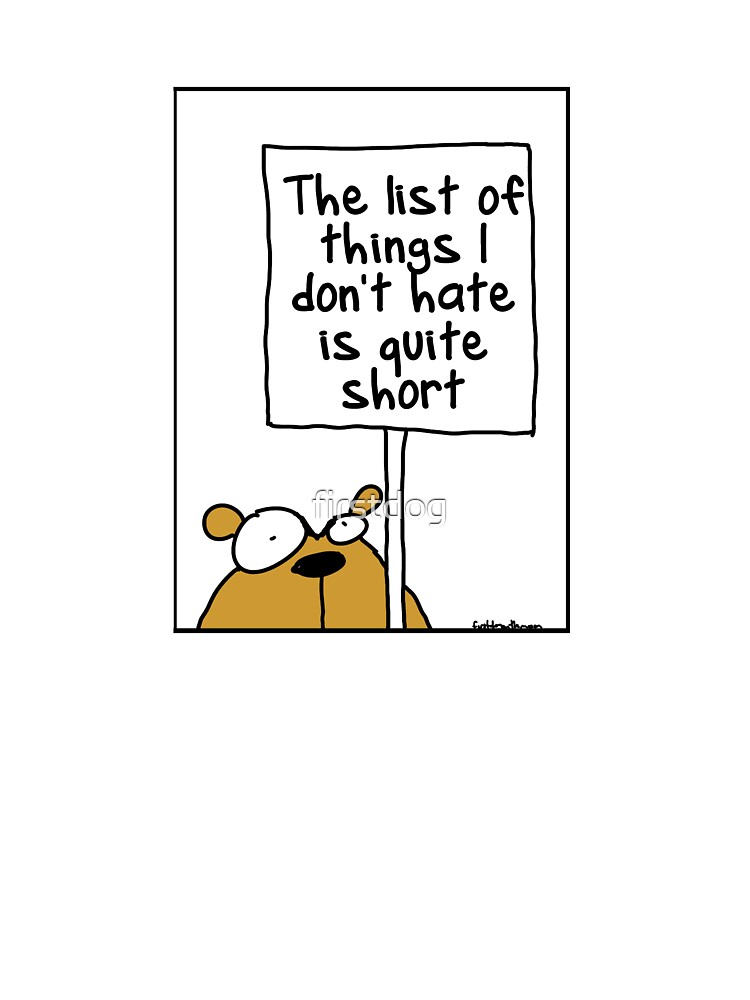 The List Of Things I Don'T Hate Is Quite Short Unisex Graphic T Shirt Short Sleeve Tee Everyday Casual Wear 3