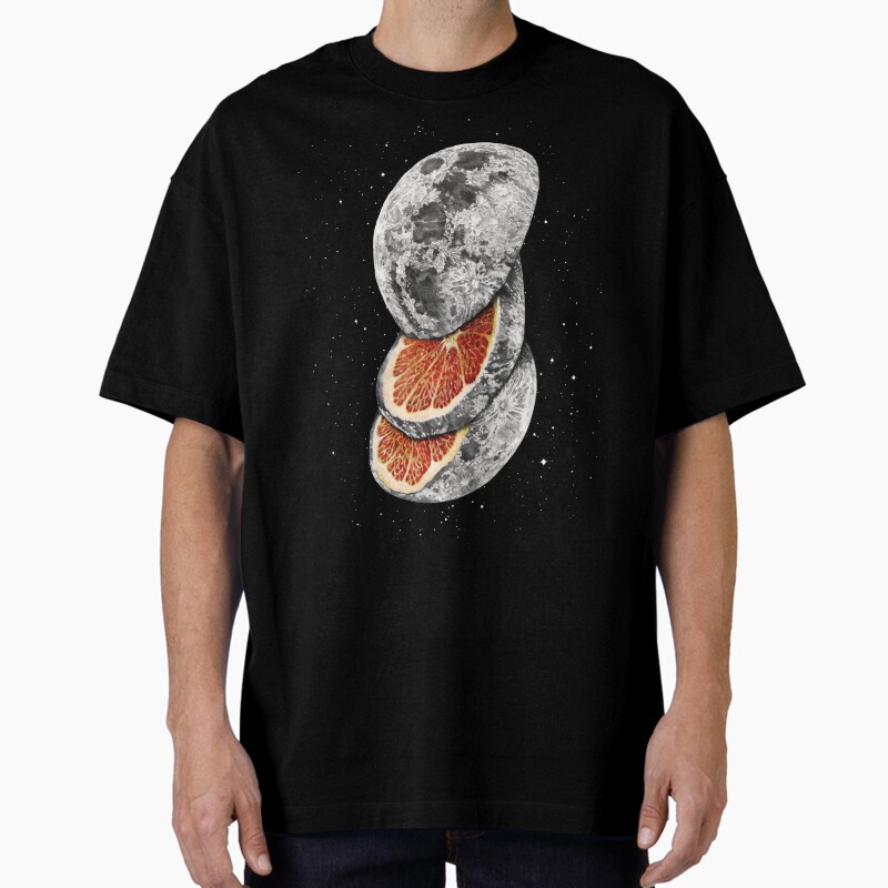 Lunar Fruit Unisex Graphic T Shirt Short Sleeve Tee Everyday Casual Wear