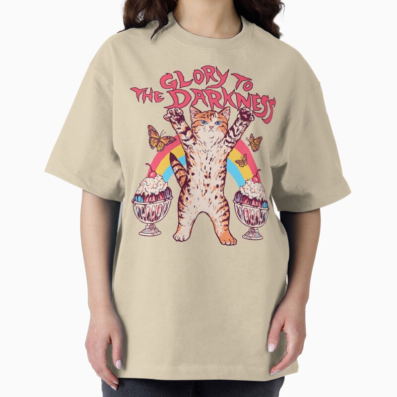 Glory To The Darkness Unisex Graphic T Shirt Short Sleeve Tee Everyday Casual Wear 2