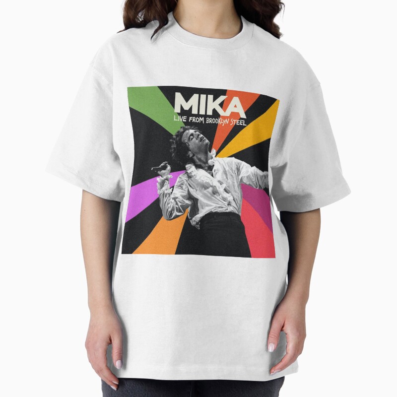 Mika Live From Brooklyn Steel Unisex Graphic T Shirt  Short Sleeve Tee Everyday Casual Wear 2