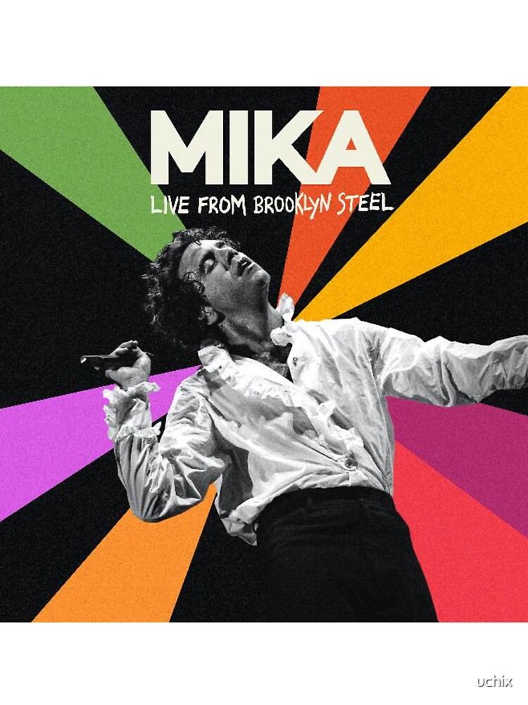Mika Live From Brooklyn Steel Unisex Graphic T Shirt  Short Sleeve Tee Everyday Casual Wear 3