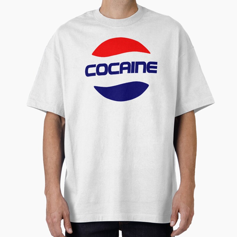 Cocaine Unisex Graphic T Shirt Short Sleeve Tee Everyday Casual Wear