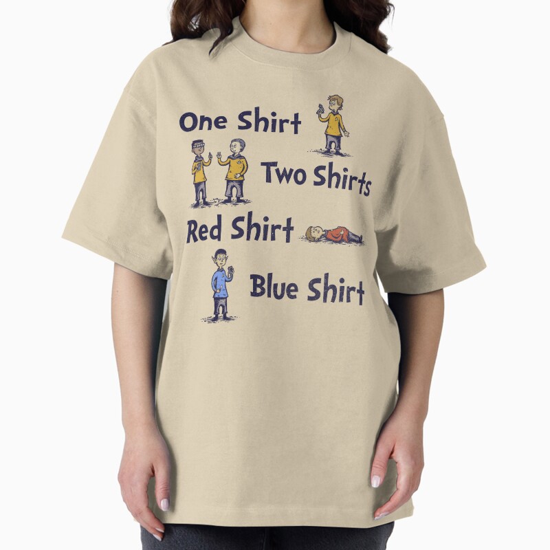 Red Shirt, Blue Shirt Unisex Graphic T Shirt Short Sleeve Tee Everyday Casual Wear 2