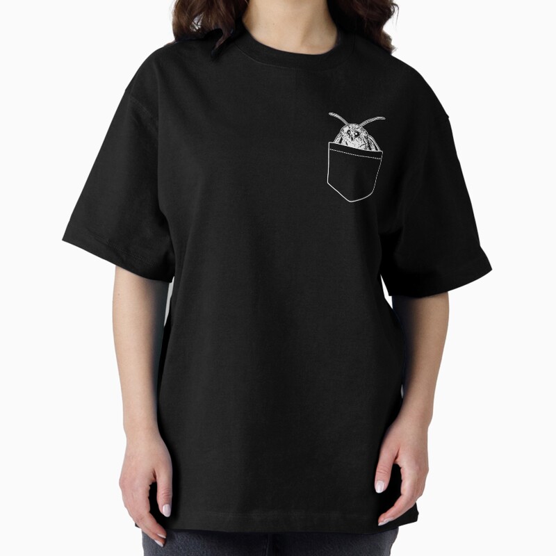 Pocket Moth Unisex Graphic T Shirt Short Sleeve Tee Everyday Casual Wear 2
