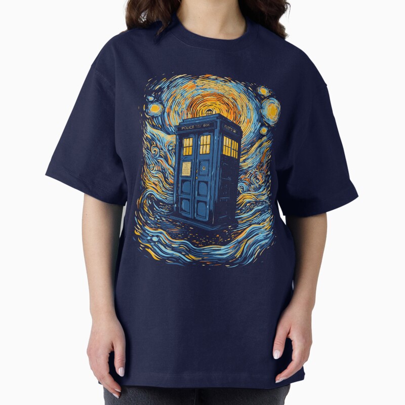 Starry Blue Box Unisex Graphic T Shirt  Short Sleeve Tee Everyday Casual Wear 2