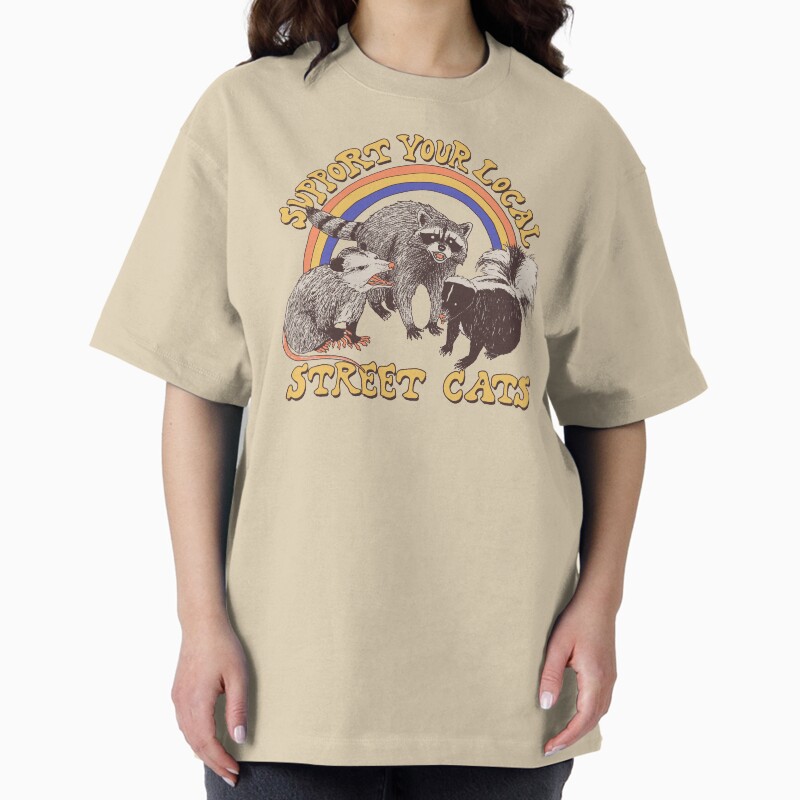 Street Cats Unisex Graphic T Shirt Short Sleeve Tee Everyday Casual Wear 2