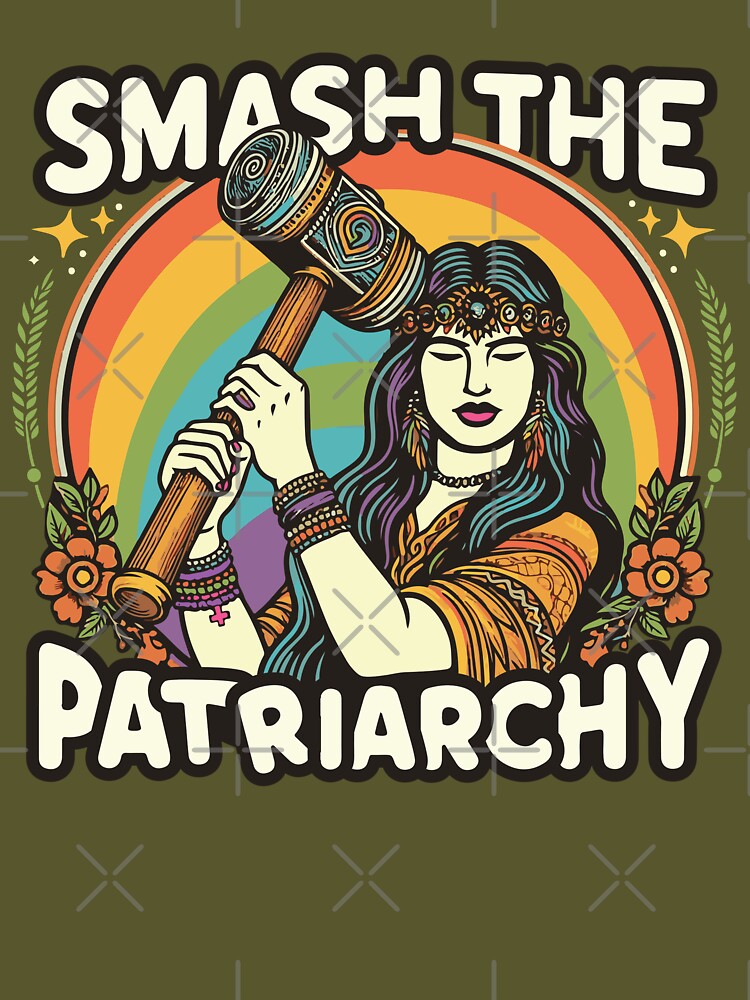 Smash The Patriarchy Unisex Graphic T Shirt Short Sleeve Tee Everyday Casual Wear 3