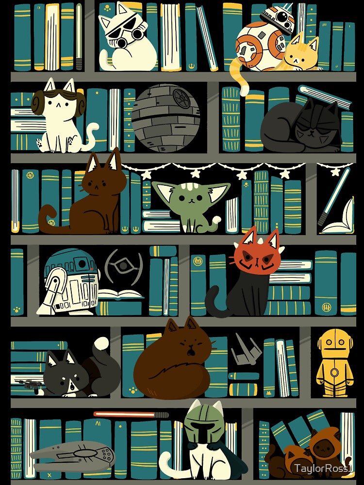 Library Kitten Wars Unisex Graphic T Shirt  Short Sleeve Tee Everyday Casual Wear 3
