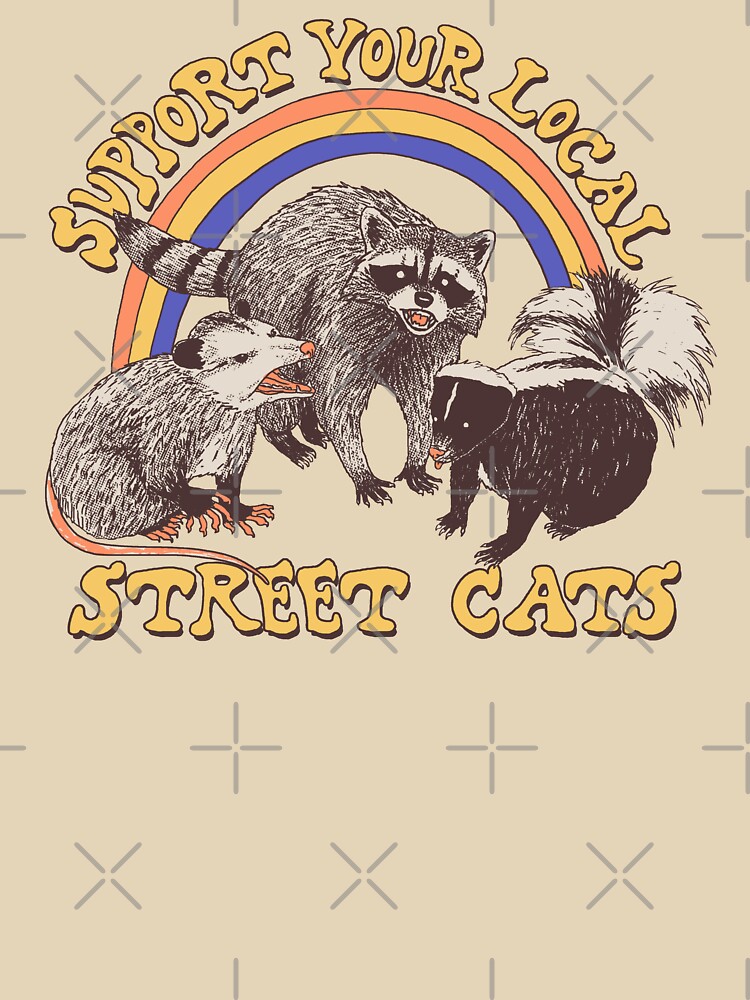 Street Cats Unisex Graphic T Shirt Short Sleeve Tee Everyday Casual Wear 3