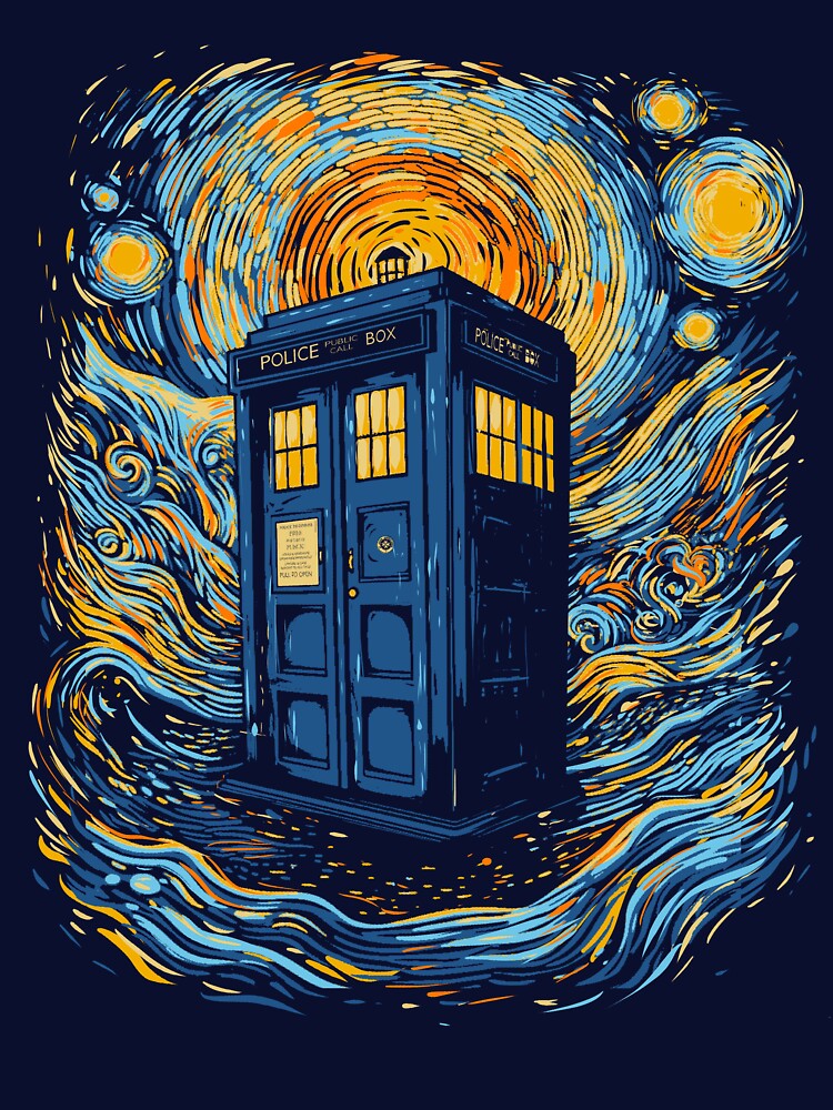 Starry Blue Box Unisex Graphic T Shirt  Short Sleeve Tee Everyday Casual Wear 3