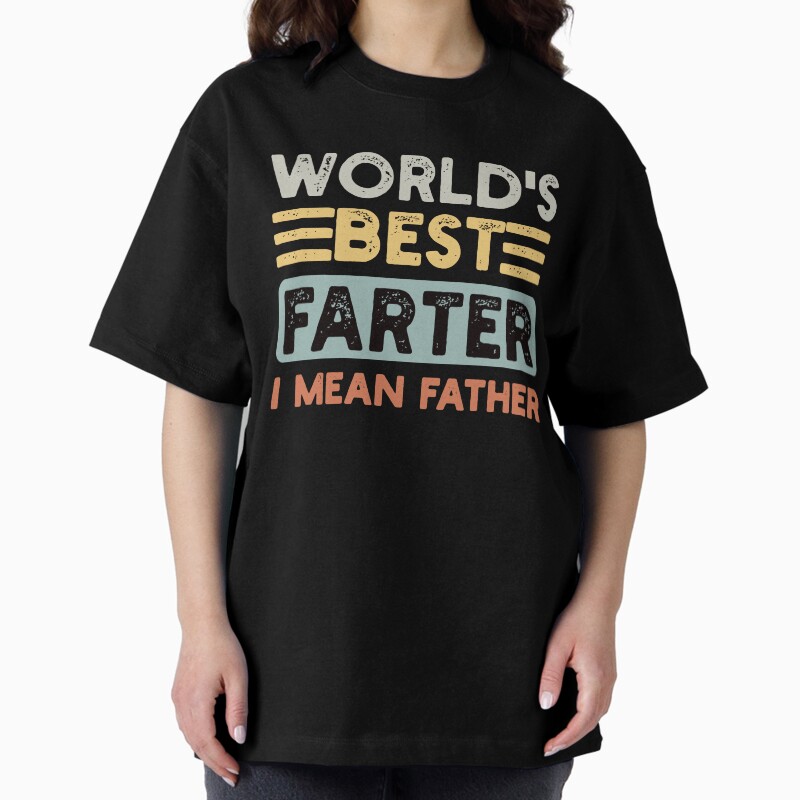 World'S Best Farter I Mean Father Father'S Day Joke Unisex Graphic T Shirt  Short Sleeve Tee Everyday Casual Wear 2